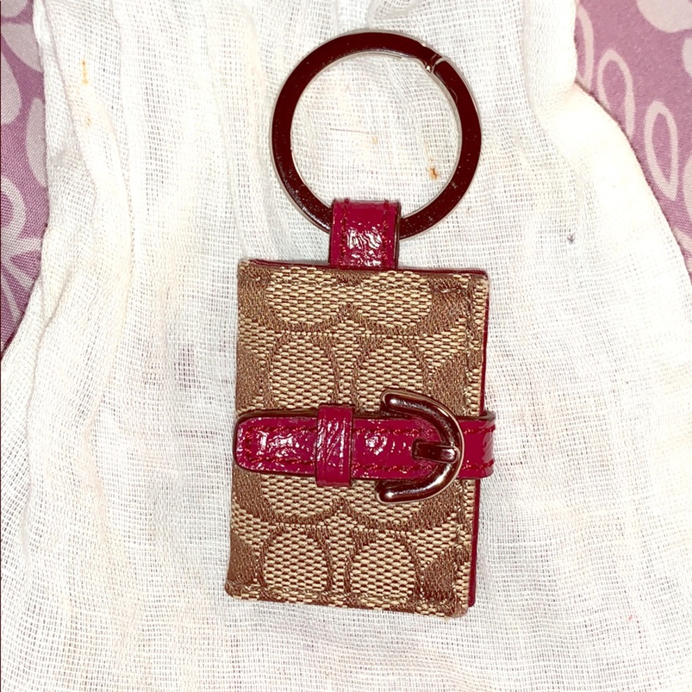 Coach photo frame bag charm/key holder (genuine)